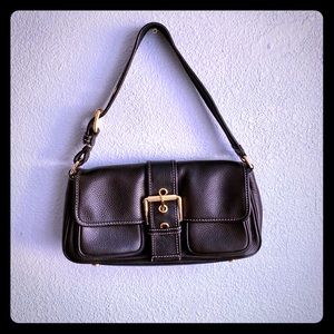 Vintage Michael Kors Bag, Black, Gold Buckle